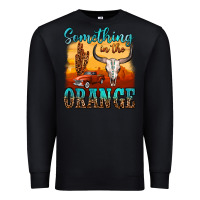 Black something in the orange Premium Sweatshirt - OliviaCreatesArt