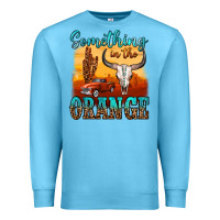 Ocean Blue something in the orange Premium Sweatshirt - OliviaCreatesArt