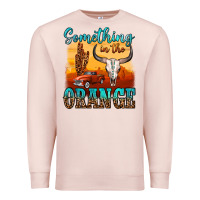 Pale Pink something in the orange Premium Sweatshirt - OliviaCreatesArt