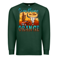 Sports Green something in the orange Premium Sweatshirt - OliviaCreatesArt
