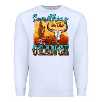 White something in the orange Premium Sweatshirt - OliviaCreatesArt