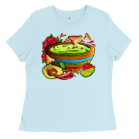 Baby Blue guacamole Ladies Tee - AdoDesignShop