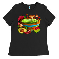 Black guacamole Ladies Tee - AdoDesignShop