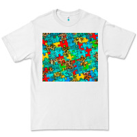 White autism awareness puzzle Premium Tee - BarkalooDesign
