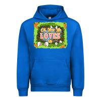 Cobalt Oh how he loves us Easter Day Urban Hoodie - LillyAllenDesigns