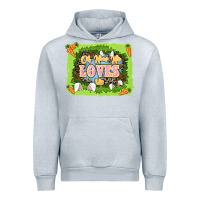 Heather Grey Oh how he loves us Easter Day Urban Hoodie - LillyAllenDesigns