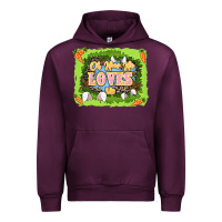 Mauve Wine Oh how he loves us Easter Day Urban Hoodie - LillyAllenDesigns