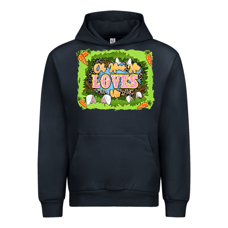 Oh How He Loves Us Easter Day Urban Hoodie by LillyAllenDesigns | Teevron
