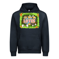 Navy Oh how he loves us Easter Day Urban Hoodie - LillyAllenDesigns