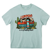 Arona camping is my happy place Heavy Core Tee - JahusDesignShop