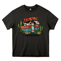 Asphalt camping is my happy place Heavy Core Tee - JahusDesignShop