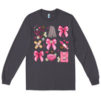 Smoke coquette bow nurse Long Sleeve Tee - Artiststas