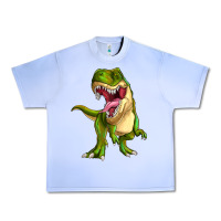 Grape Ice T-rex Urban Heavy Tee - MaliasSmallBusiness
