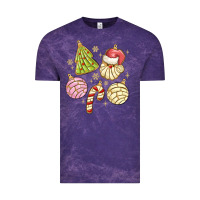 Cloud Purple christmas conchas Vintage Tee - MaliasSmallBusiness