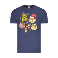 Vintage Denim christmas conchas Vintage Tee - MaliasSmallBusiness
