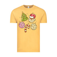 Vintage Mustard christmas conchas Vintage Tee - MaliasSmallBusiness