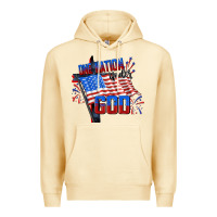 Pina Colada One nation under god 4th of july Premium Hoodie - CowGirlArtShop