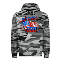 Slate Camo One nation under god 4th of july Premium Hoodie - CowGirlArtShop