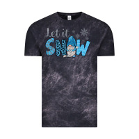 Cloud Black let it snow Vintage Tee - JahusDesignShop