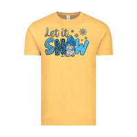 Vintage Mustard let it snow Vintage Tee - JahusDesignShop