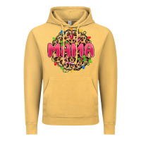 Vintage Mustard mama christmas lights Vintage Hoodie - MaliasSmallBusiness