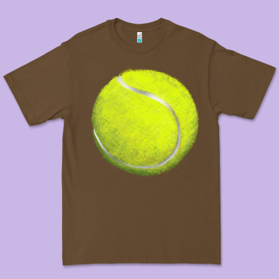 Tennis Bal Premium Tee Designed By Barkaloodesign