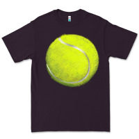 Plum tennis bal Premium Tee - BarkalooDesign