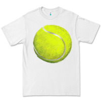 White tennis bal Premium Tee - BarkalooDesign