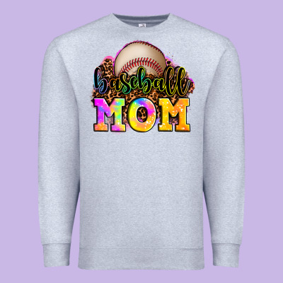 Baseball Mom Premium Sweatshirt Designed By Oliviacreatesart