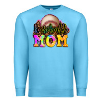 Ocean Blue baseball mom Premium Sweatshirt - OliviaCreatesArt