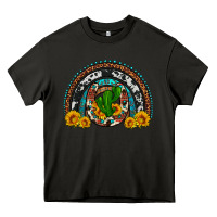 Asphalt cactus sunflower horseshoe rainbow Heavy Core Tee - Artiststas