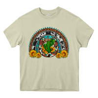 Mossy cactus sunflower horseshoe rainbow Heavy Core Tee - Artiststas