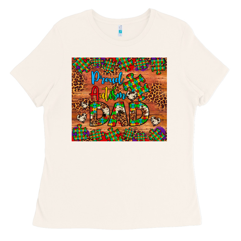 Proud Autism Dad Ladies Tee by Artiststas | Teevron