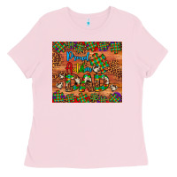 Bubblegum Pink proud autism dad Ladies Tee - Artiststas