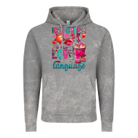 Cloud Rock iced coffee is my love language Vintage Hoodie - NancyCooperArtShop