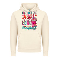 Vintage Artic iced coffee is my love language Vintage Hoodie - NancyCooperArtShop