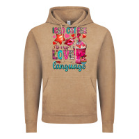 Vintage Coffee iced coffee is my love language Vintage Hoodie - NancyCooperArtShop