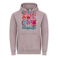 Vintage Zinc iced coffee is my love language Vintage Hoodie - NancyCooperArtShop