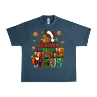 Midnight Navy The real gift is Jesus Urban Heavy Tee - NancyCooperArtShop