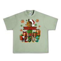 Oil Green The real gift is Jesus Urban Heavy Tee - NancyCooperArtShop
