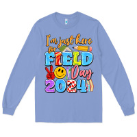 Colony Blue im just here for field day 2024 Long Sleeve Tee - Artiststas