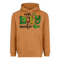 Meerkat One lucky auntie St. Patrick's Heavyweight Hoodie - OliviaCreatesArt