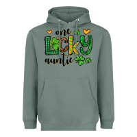 Sage One lucky auntie St. Patrick's Heavyweight Hoodie - OliviaCreatesArt