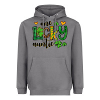 Storm One lucky auntie St. Patrick's Heavyweight Hoodie - OliviaCreatesArt