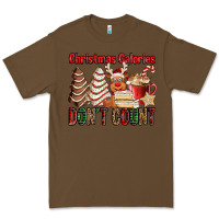 Cacao Christmas Calories don't count Christmas tree cake Premium Tee - Jasminsmagicworld