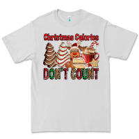 Dove Grey Christmas Calories don't count Christmas tree cake Premium Tee - Jasminsmagicworld