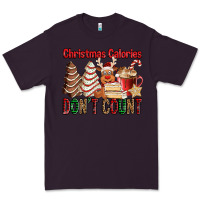Plum Christmas Calories don't count Christmas tree cake Premium Tee - Jasminsmagicworld