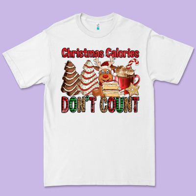 Christmas Calories Don't Count Christmas Tree Cake Premium Tee Designed By Jasminsmagicworld