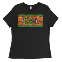 Black love autism awareness license plate Ladies Tee - Artiststas
