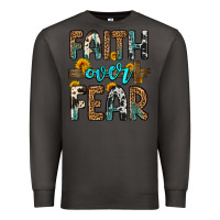 Smoke faith over fear Premium Sweatshirt - OliviaCreatesArt